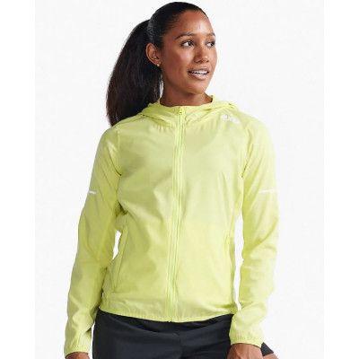 2XU Aero Jacket Women Limelight/White Reflective