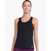 2XU Aero Singlet Black/Silver Reflective