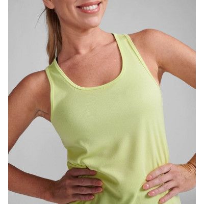 2XU Aero Singlet Limelight/White Reflective