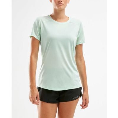 2XU Ghst S/S Tee Women Mint/White Reflective