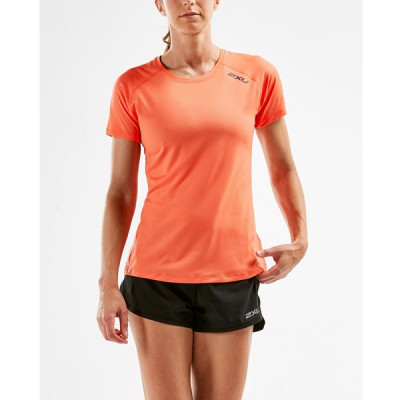 2XU Ghst S/S Tee Women  Sherbert/Sherbert