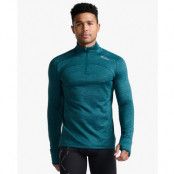 2XU Ignition 1/4 Zip Deep Jade/Silver Reflective