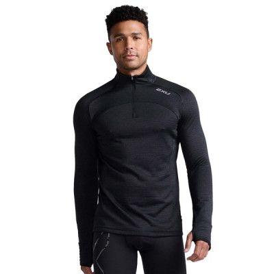 2XU Ignition 1/4 Zip Men Black/Silver Reflective