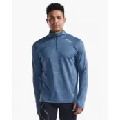 2XU Ignition 1/4 Zip Sky/Silver Reflective - XS