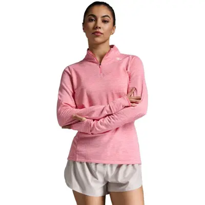 2XU Ignition 1/4 Zip W -24 Mellanlager Tröja Pink Glow/White Reflective, XL