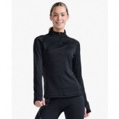 2XU Ignition 1/4 Zip Women Black/ Black Reflective