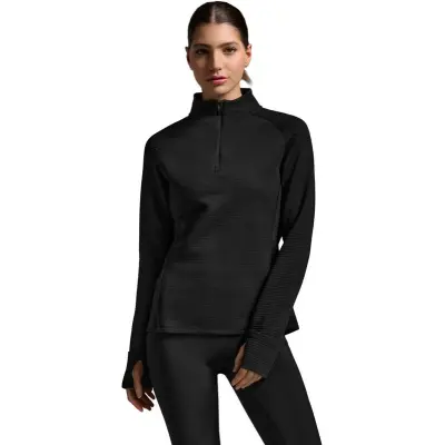 2XU Ignition Hyper-Haptic 1/4 Zip W Mellanlager Tröja Black/Silver Reflective, M