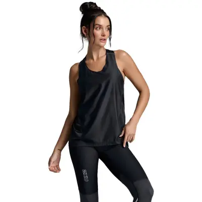 2XU Light Speed React Singlet W T-shirt Black/Black Reflective, L