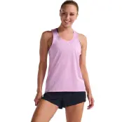 2XU Light Speed Tech Singlet W -24 T-shirt Pastel Pink/White Reflective, M