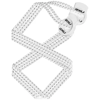 2XU Performance Locked Laces Unisex Vit OZ | Tillbehör