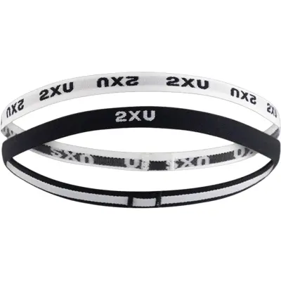 2XU Skinny Headband 2-pack Svart OZ | Pannband