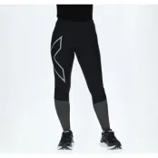Mid-Rise Refl. Comp Tight-W, Black/Silver Reflective, Xs,  2xu