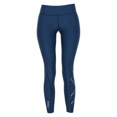 Midriseprinttights Storage-W, Drk Char Morocblue 3ddots/Sil, Xxl,  2xu