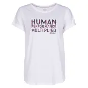 Urban Ext Sleeve Crew Tee-W, White/White, S,  Varumärken