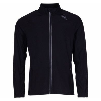 x-vent run jacket-m, black/black, xl,  2xu
