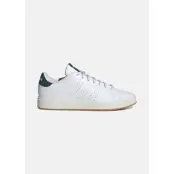 Advantage Base 2.0, Ftwwht/Ftwwht/Cgreen, 44 (Uk 9.5), Trendiga Sneakers