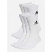 C Spw Crw 6p, White/Black, 34-36,  Bomullsstrumpor