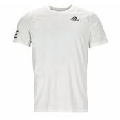 Club 3-Stripe T-Shirt, 000/White, S,  Tränings-T-Shirts