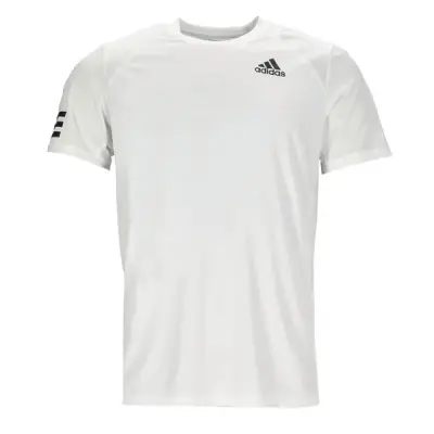 Club 3-Stripe T-Shirt, 000/White, S,  Tränings-T-Shirts