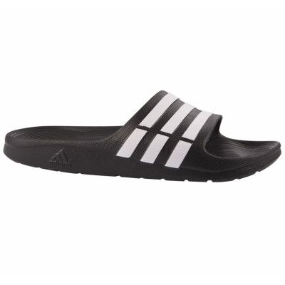 Duramo Slide, Black1/Wht/Black1, 17,  Adidas Skor