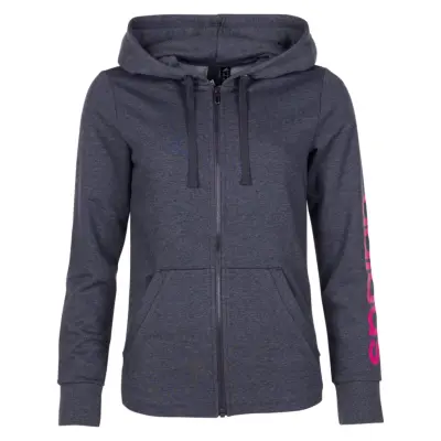 Ess Lin Fz Hd, Dgreyh/Reamag, M,  Adidas Kläder