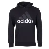 Ess Lin P/O Ft, Black/White, L,  Hoodies