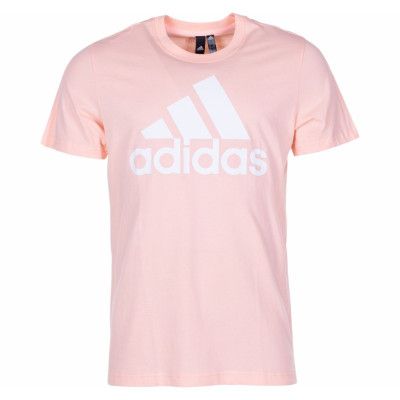 ess linear tee, hazcor/white, s,  adidas kläder