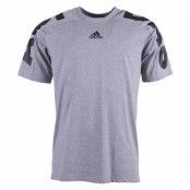 Lin 3s Tee, Coreheath/Black, Xl,  Adidas