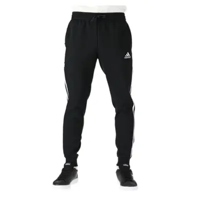 M 3s Fl F Pt, Black/White, S,  Träningsbyxor