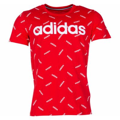 M Aop Tee, Actred/White, L,  T-Shirts