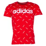 M Aop Tee, Actred/White, M,  T-Shirts