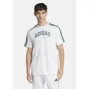 M C Colleg Tee, White, L, T-Shirts