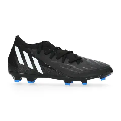 Predator Edge.3 Fg J, Cblack/Ftwwht/Vivred, 36 2/3 (Uk 4),  Fotbollsskor