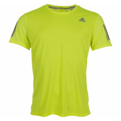 rs ss tee m, syello/bla, m,  adidas kläder