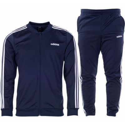 Track Suit Back 2 Basic 3-Stripes - Blå, Legink/Legink/White, 2xl-S,  Joggingset