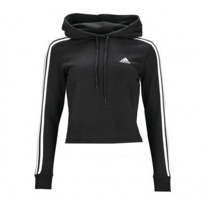 W 3s Ft Cro Hd, Black/White, S,  Hoodies