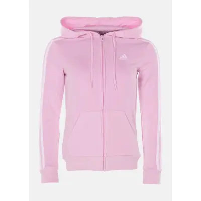 W 3s Ft Fz Hd, Clpink/White, L,  Träningströjor