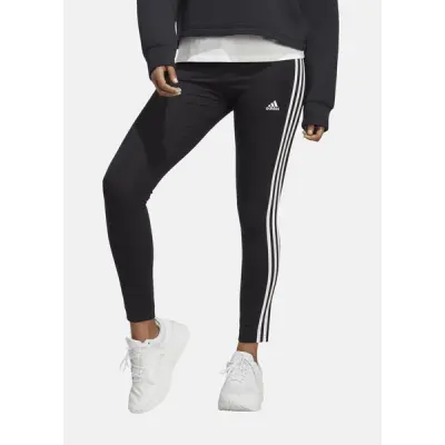 W 3s Hw Lg, Black/White, L,  Långa Tights