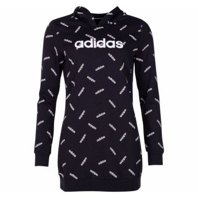 W Aop Hdy, Black/White, 2xl,  Tröjor