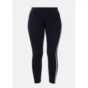 W C90 Tight, Black/White, L,  Byxor
