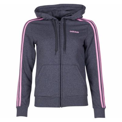 W E 3s Fz Hd, Dgreyh/Trupnk, S,  Adidas Kläder