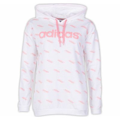 W Fav Hdy, White/Glopnk, 2xl,  Tröjor