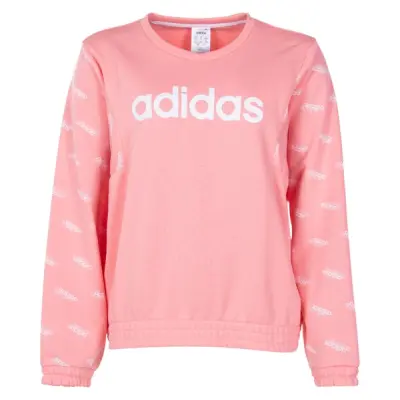 W Fav Sw, Glopnk/White, Xl,  Tröjor