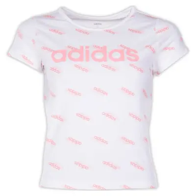 W Fav T, White/Glopnk, M,  T-Shirts