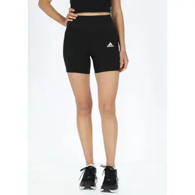 W Fb Sh Tig, Black/White, S,  Korta Tights