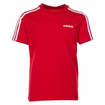 Yb E 3s Tee, Scarle/White, 128,  Adidas Kläder