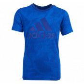 Yb Ess Aop Tee, Shoblu/Eqtblu, 152, T-Shirts