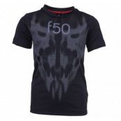 Yb F50 Cel Tee, Black/Solred, 110,  T-Shirts