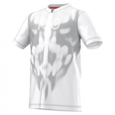 Yb F50 Cel Tee, White/Solred, 116,  Adidas