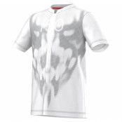 Yb F50 Cel Tee, White/Solred, 164, Adidas